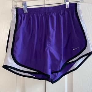 Women’s Nike running shorts. Size medium. Purple.